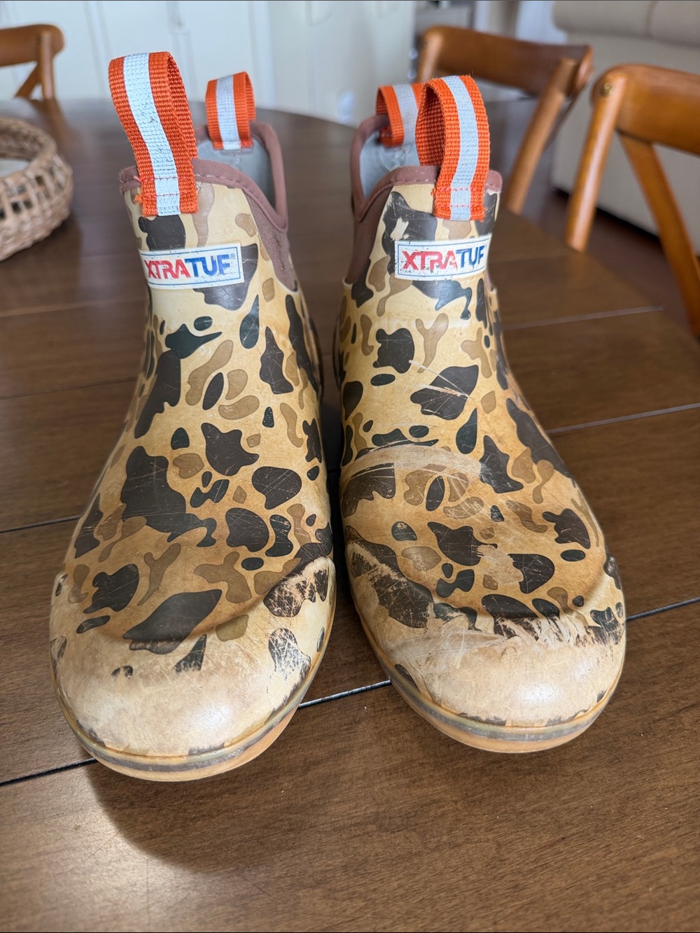 Xtratuf Men’s Ankle Dec Boot- Duck Camo- Size 8